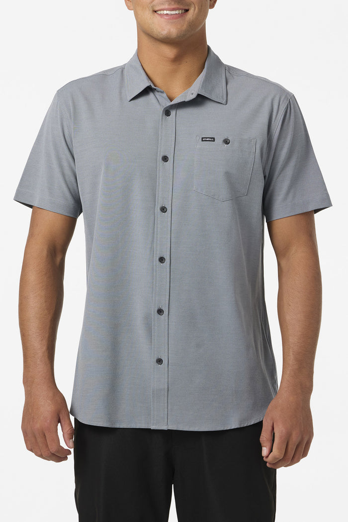 Light Check Hybrid Standard Fit Shirt - Dark Slate | O'Neill