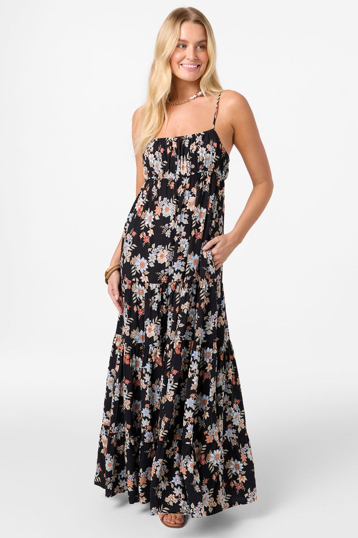 Lillie Bali Floral Maxi Dress - Black | O'Neill