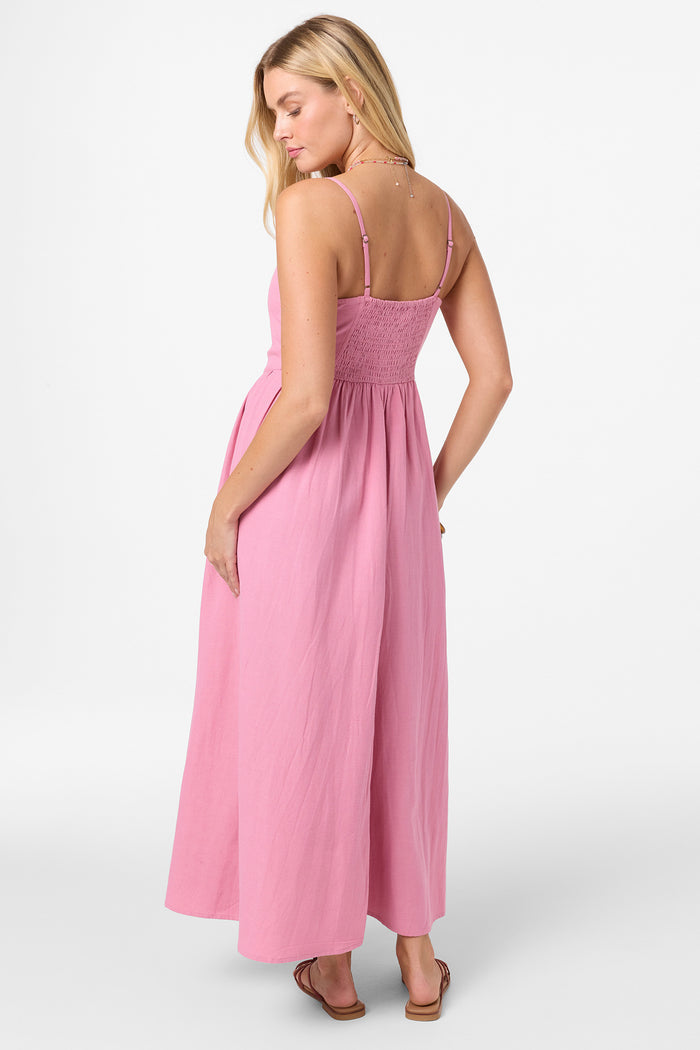 Linden Solid Dress Midi Dress - Cashmere Rose | O'Neill