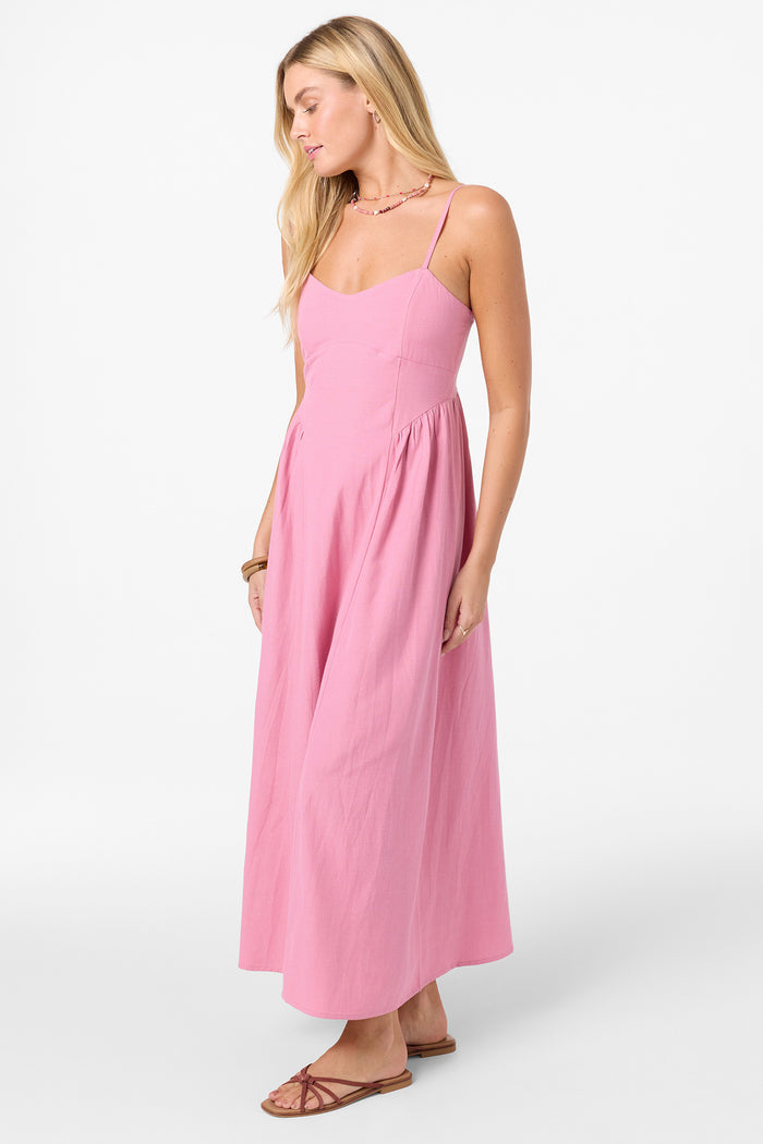 Linden Solid Dress Midi Dress - Cashmere Rose | O'Neill