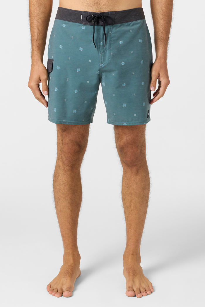 Lineup 17" Boardshorts - Balsam Green | O'Neill