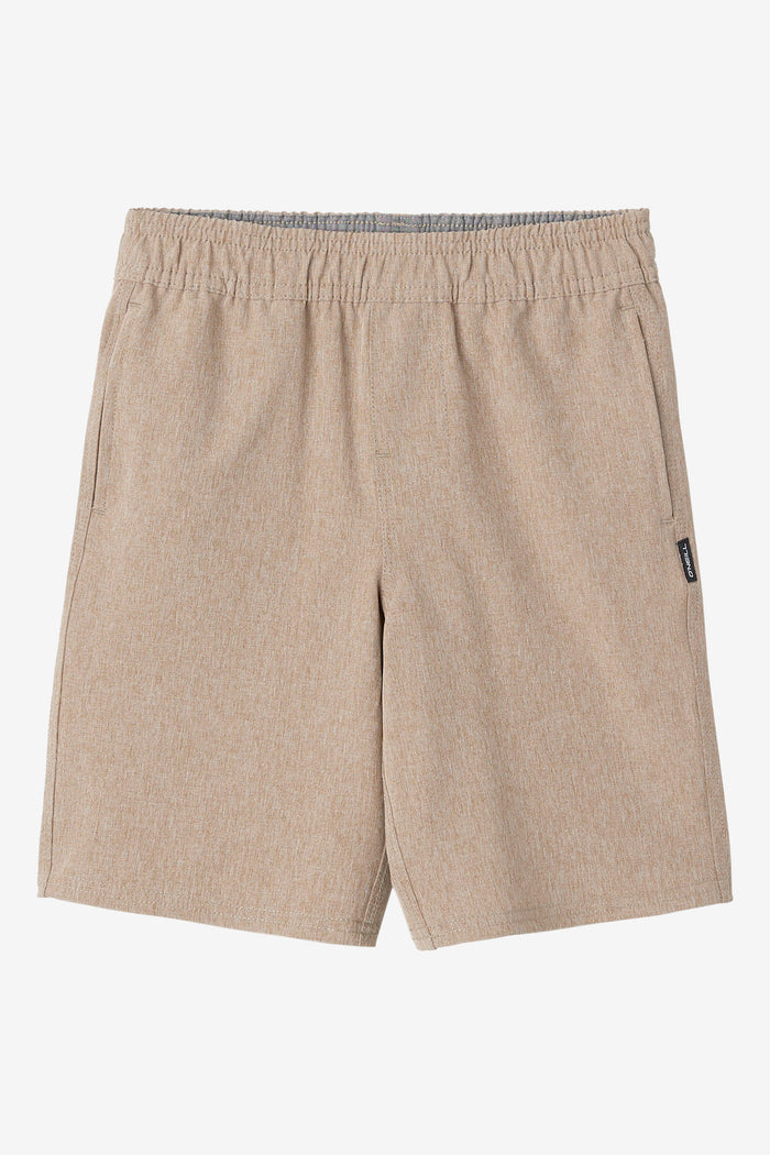 Little Boy's Reserve Heather Hybrid Shorts - Khaki | O'Neill