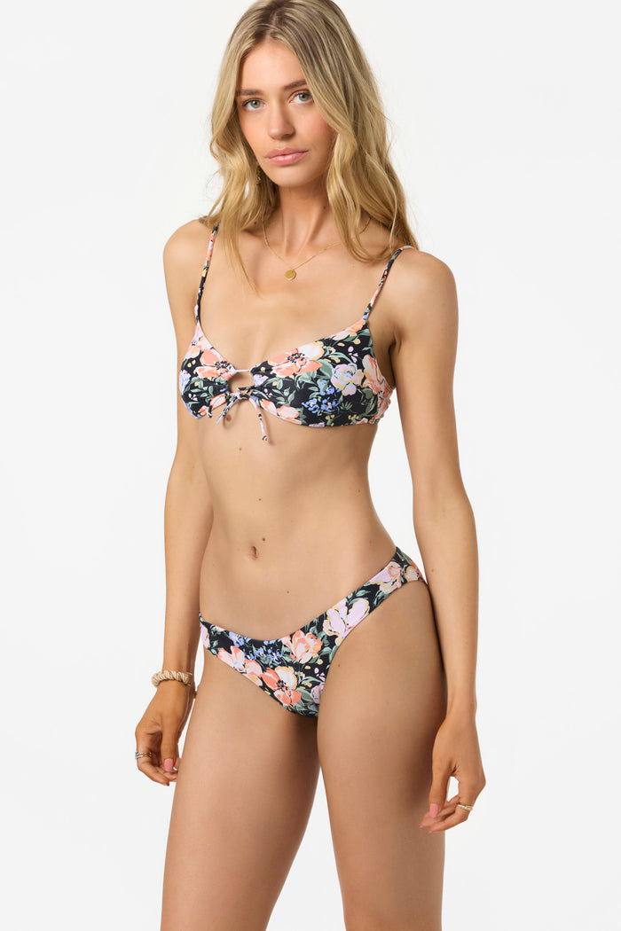 Liz Floral Nosara Bralette Top - Black | O'Neill