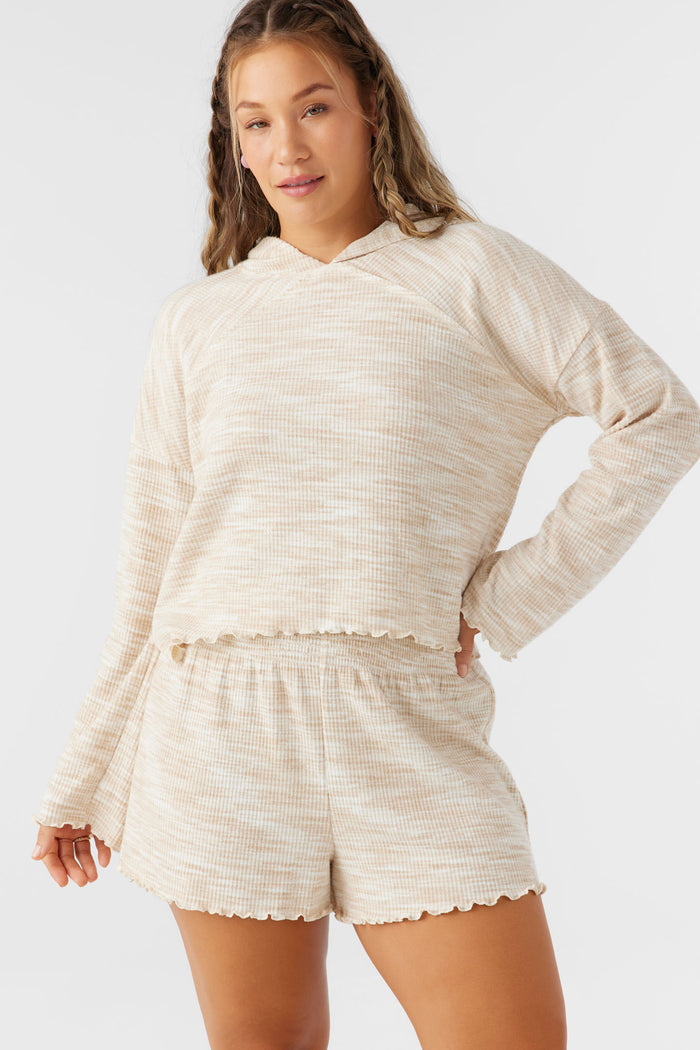 Lodge Knit Pullover Hooded Top - Winter White | O'Neill