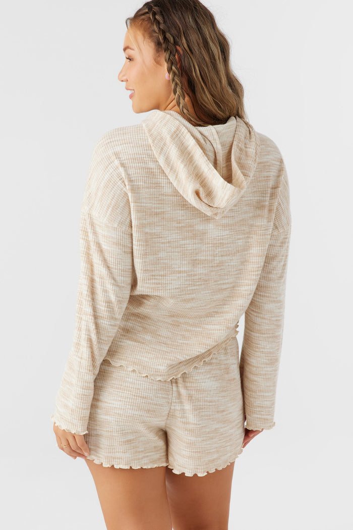 Lodge Knit Pullover Hooded Top - Winter White | O'Neill