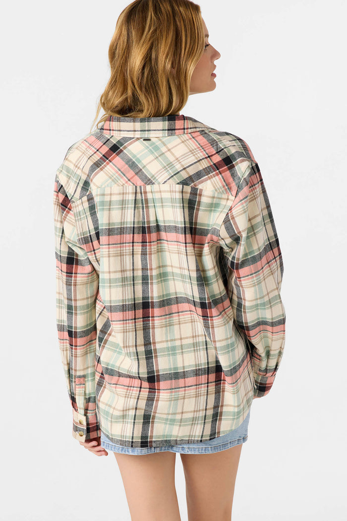 Logan Flannel Long Sleeve Top - Tapioca | O'Neill
