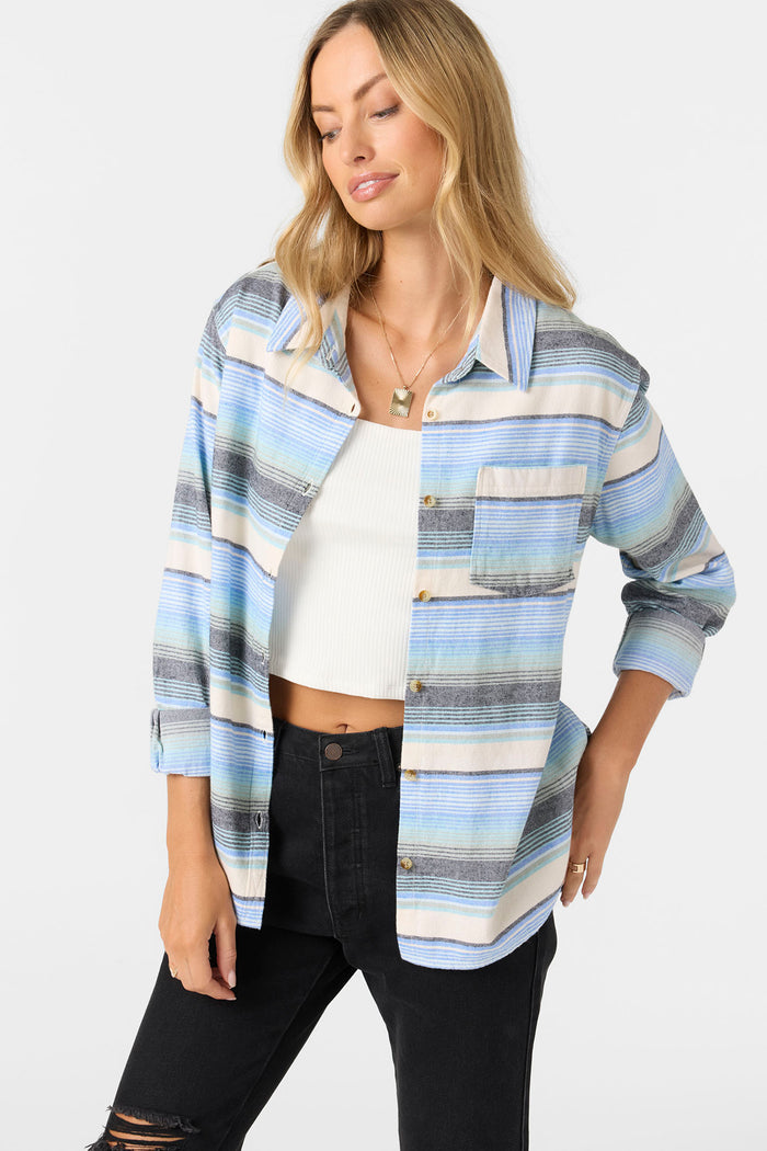 Logan Flannel Long Sleeve Top - Regatta | O'Neill