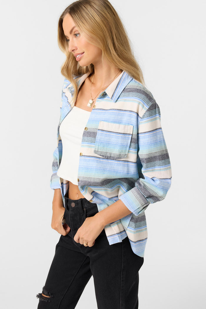 Logan Flannel Long Sleeve Top - Regatta | O'Neill