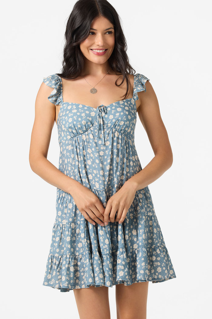 Lorelei Primrose Mini Dress - Provincial Blue | O'Neill