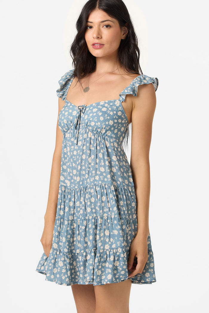 Lorelei Primrose Mini Dress - Provincial Blue | O'Neill