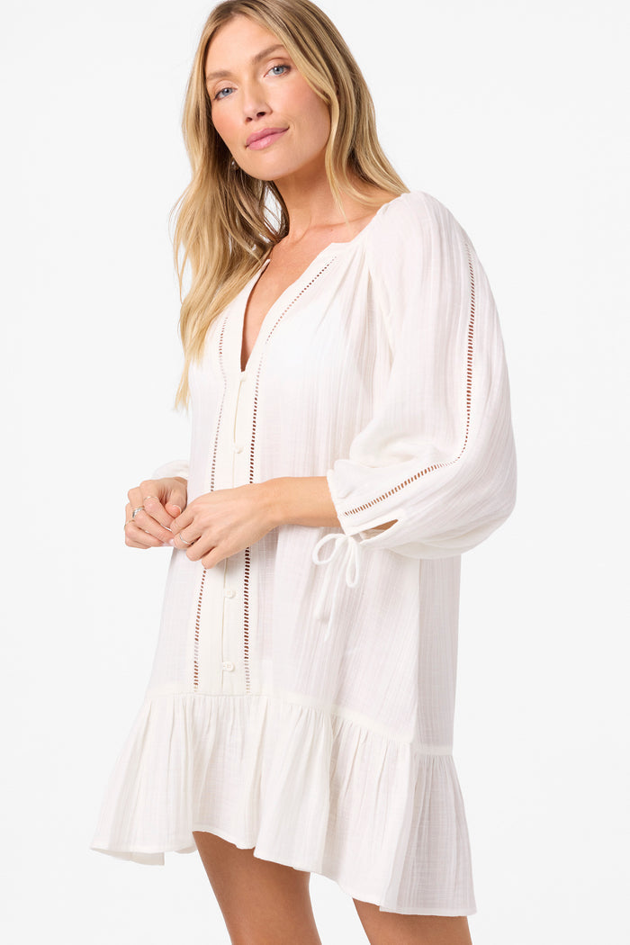Lou Mini Cover-Up Dress - White | O'Neill