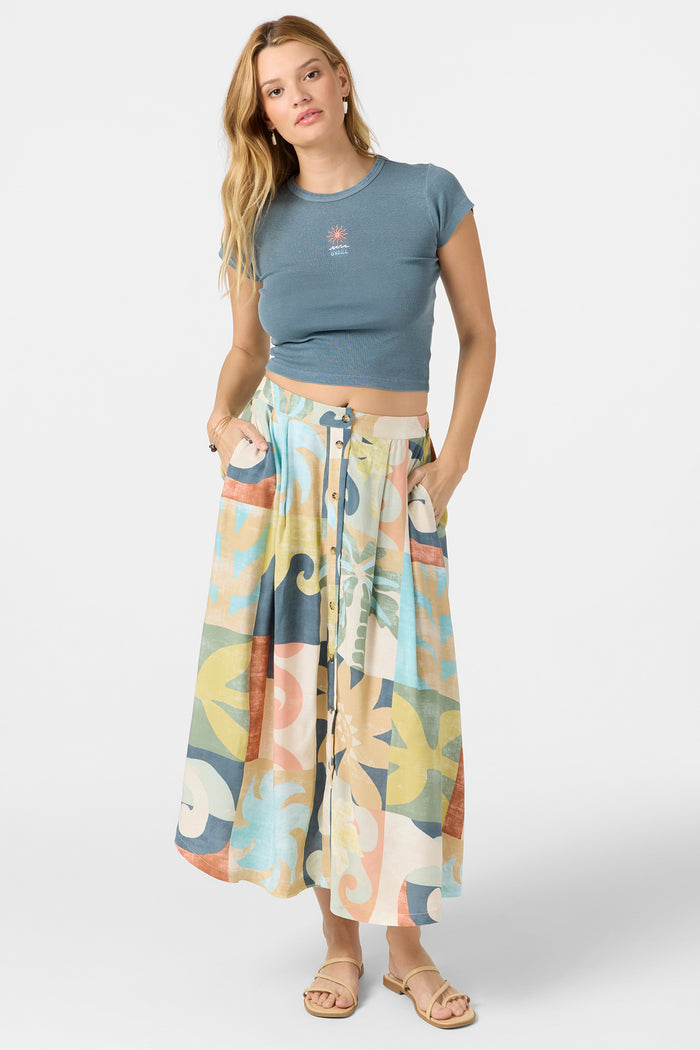 Maisel Midi Skirt - Multi Clr | O'Neill