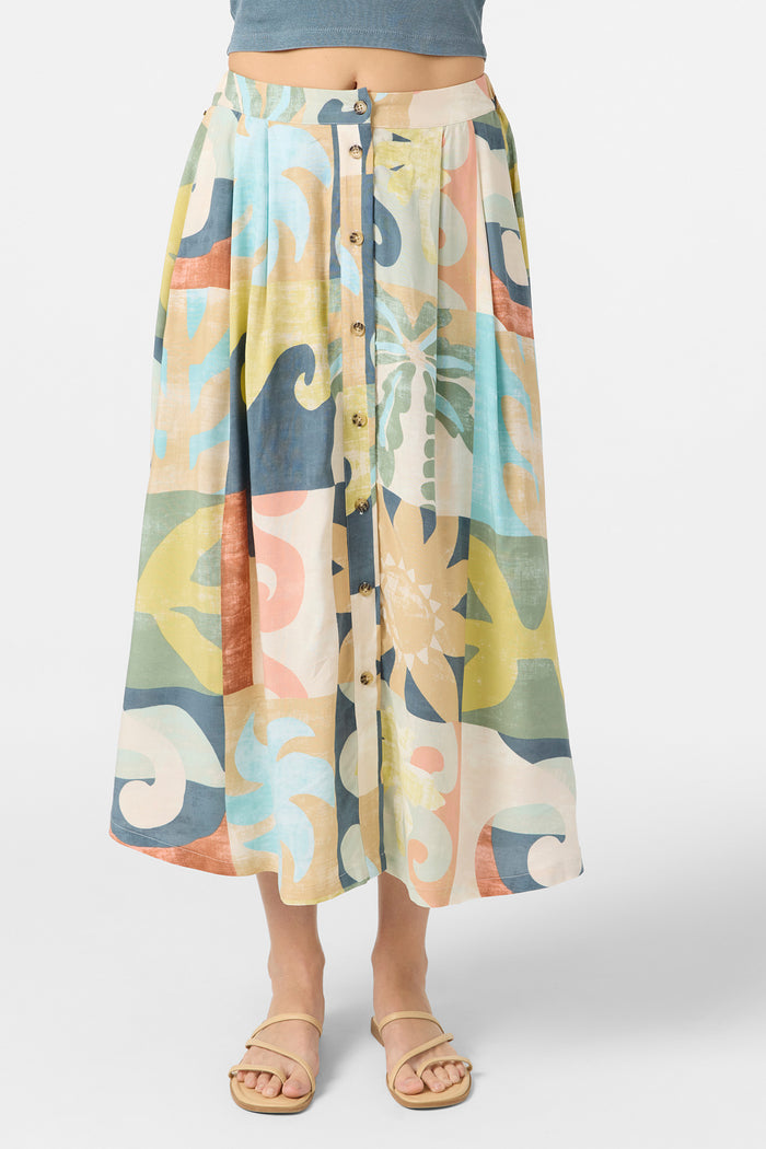 Maisel Midi Skirt - Multi Clr | O'Neill