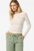 Marliz Lace Long Sleeve Top - Winter White | O'Neill