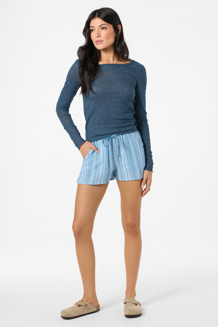 Marliz Lace Top Long Sleeve Top - Slate | O'Neill