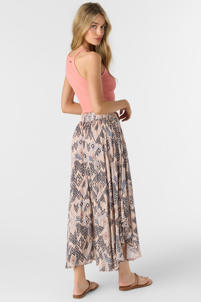Marnie Palmer Print Midi Skirt - Cement | O'Neill