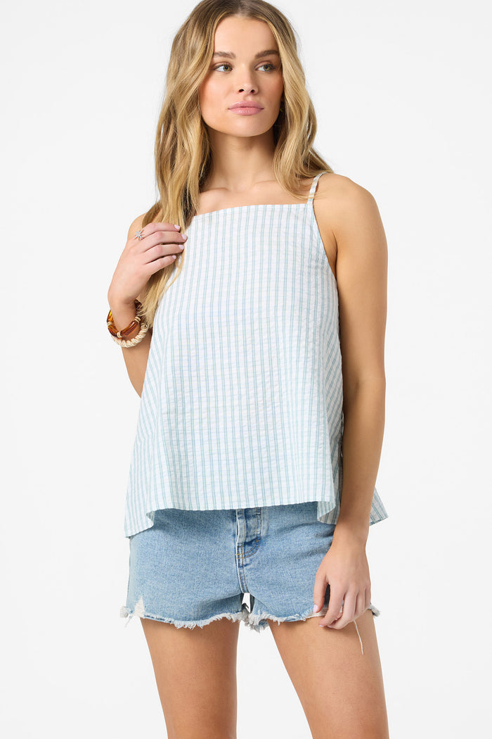 Martina Plaid Tank - Winter White | O'Neill