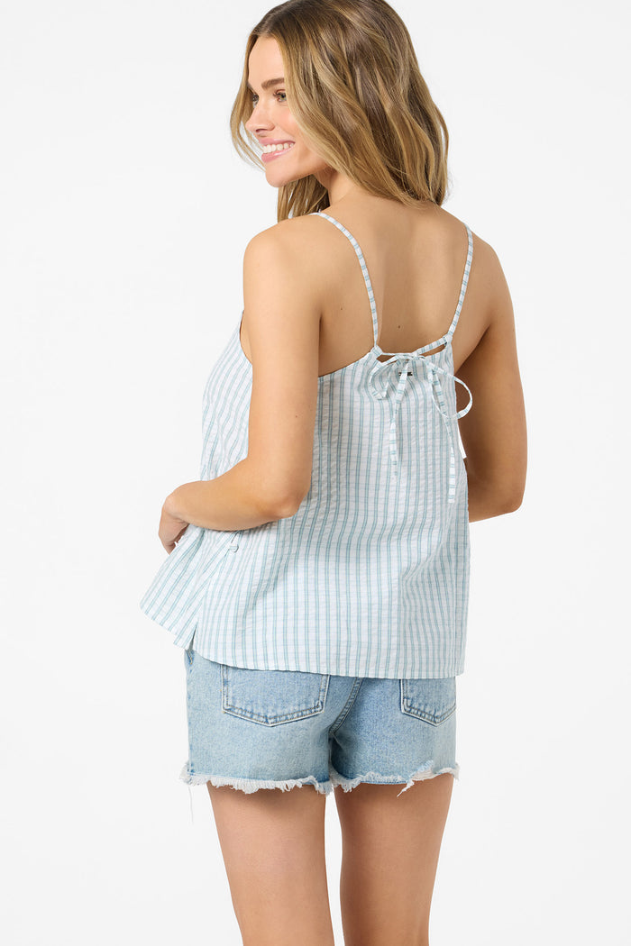 Martina Plaid Tank - Winter White | O'Neill