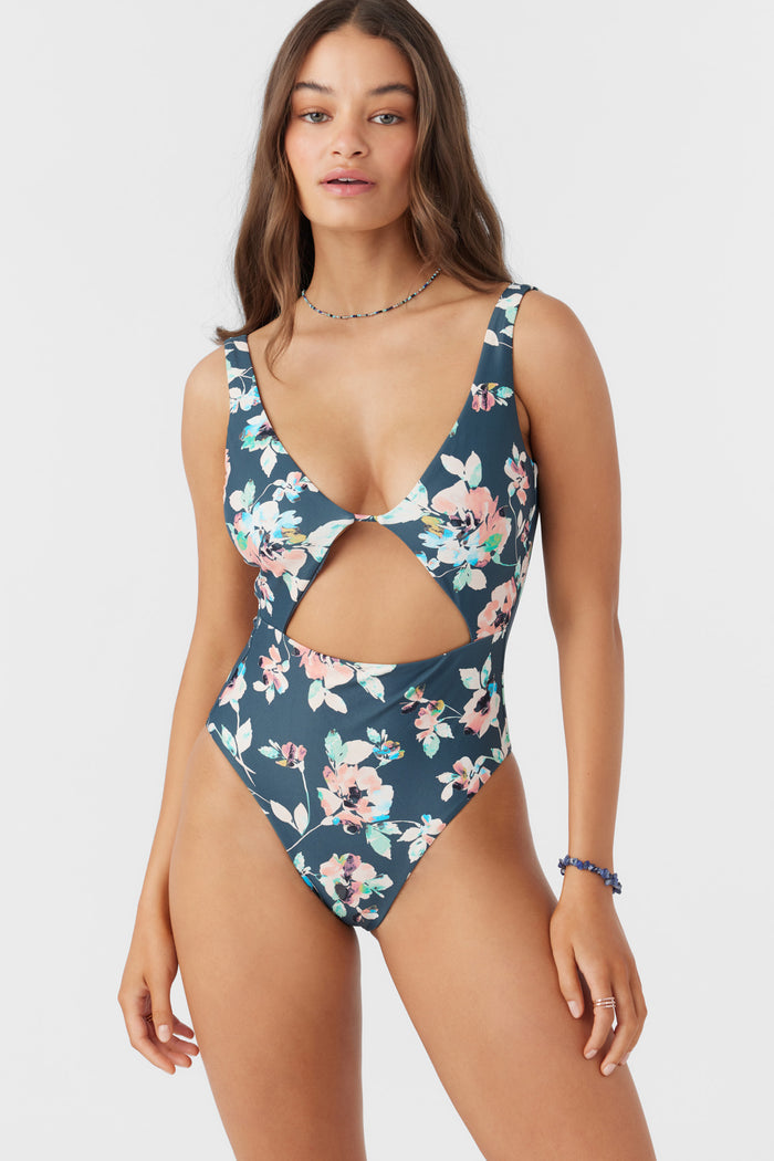 Melody Floral Morro Bay One-Piece - Slate | O'Neill