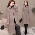 Mid-Length Padded Imitation Mink Fleece Coat for Women - House of Beauty