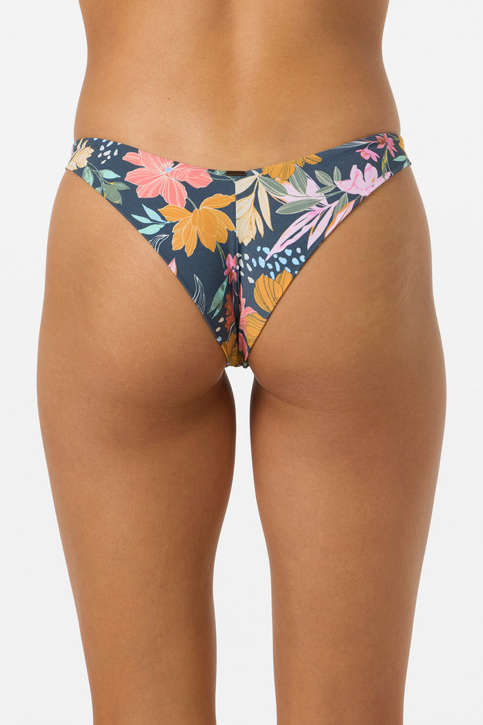 Mila Floral Hermosa Skimpy Bottoms - Slate | O'Neill