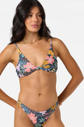 Mila Floral Pismo Bralette Top - Slate | O'Neill