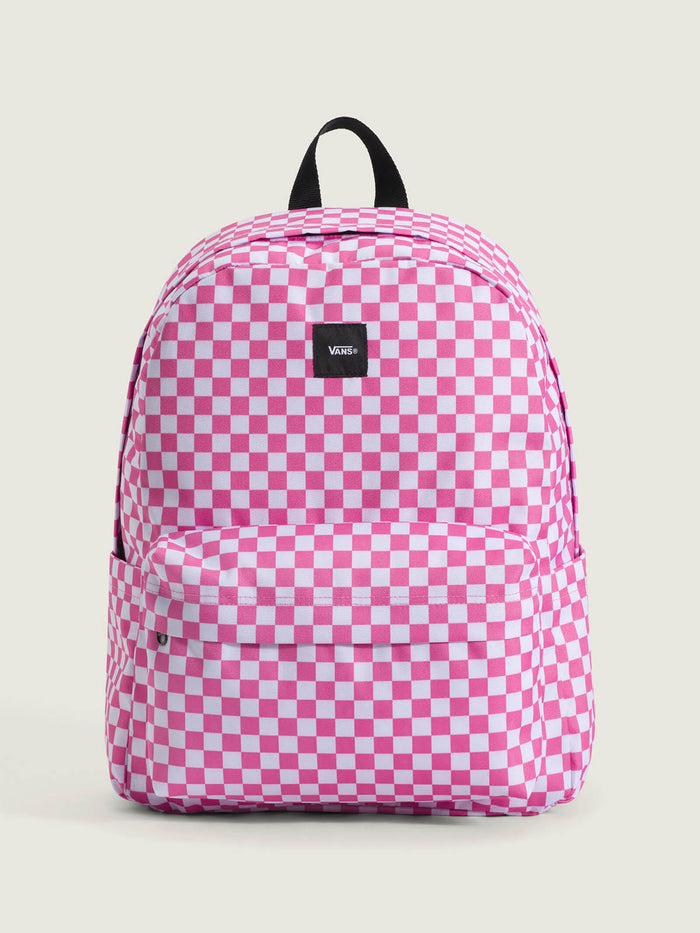 Mochila Adulto Old Skool Check Back Rosado Vans