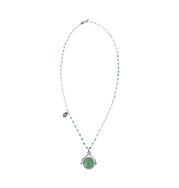Moonscape Spinner Pendant Necklace