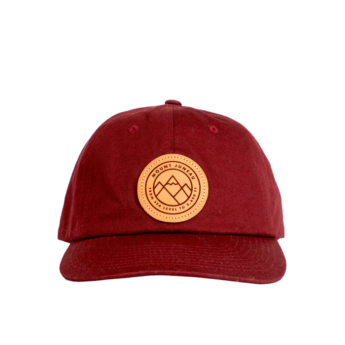 Mount Juneau Dad Hat - Maroon