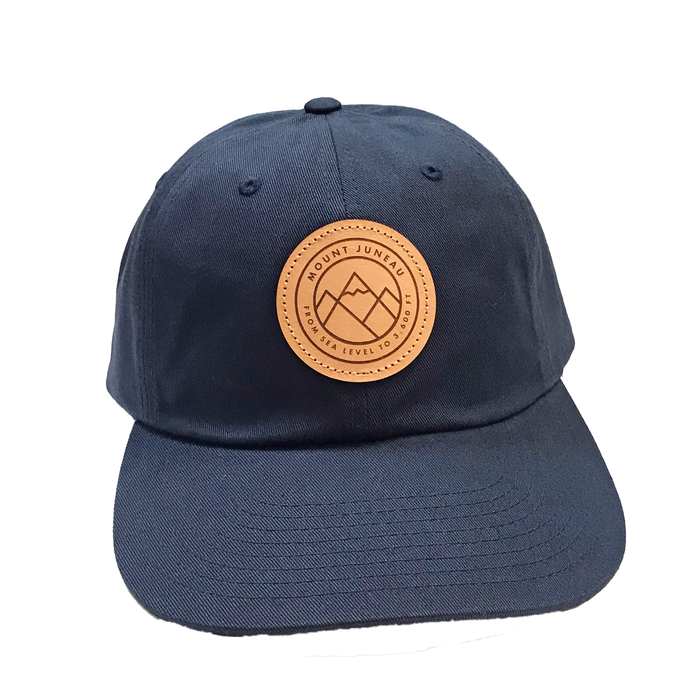 Mount Juneau Dad Hat - Navy