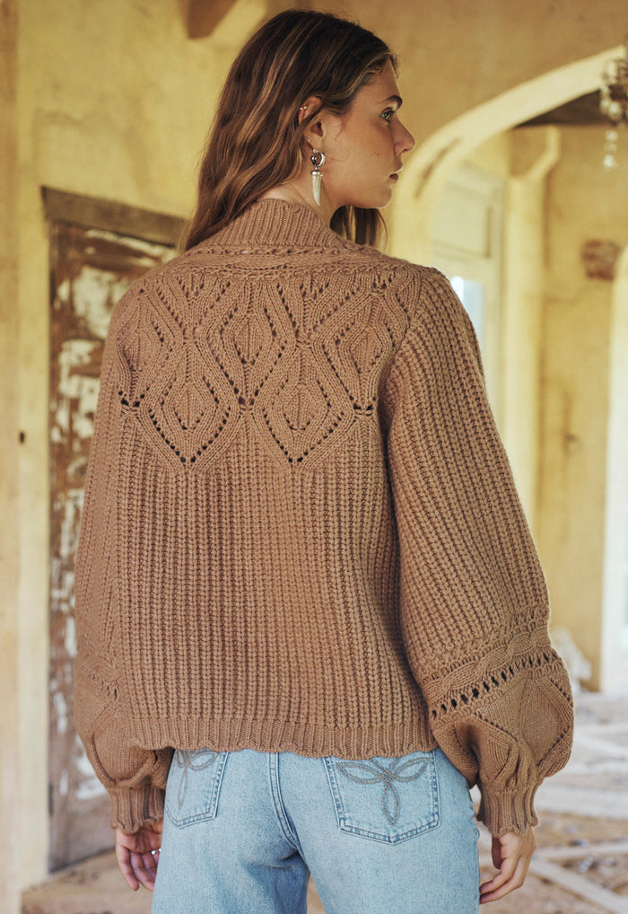 Mulberry Knit Cardigan