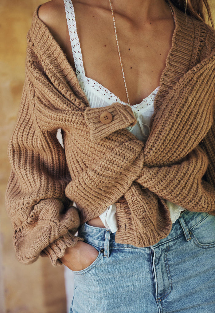 Mulberry Knit Cardigan
