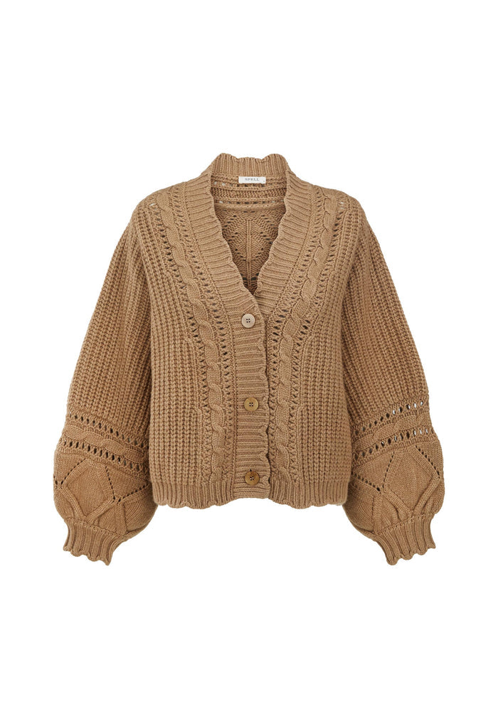 Mulberry Knit Cardigan