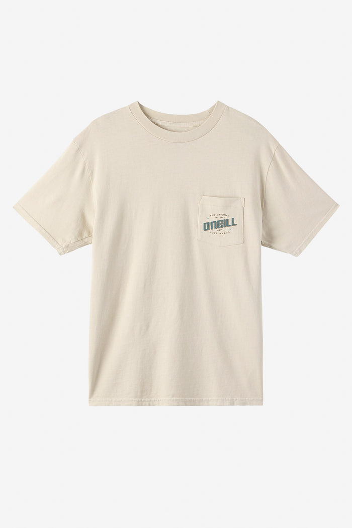 Name Badge Pocket Standard Fit Tee - Lt Khaki | O'Neill