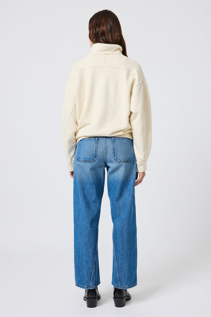 Napa Sweatshirt in Ecru