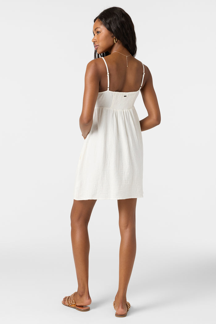 Natalya Mini Dress - White | O'Neill