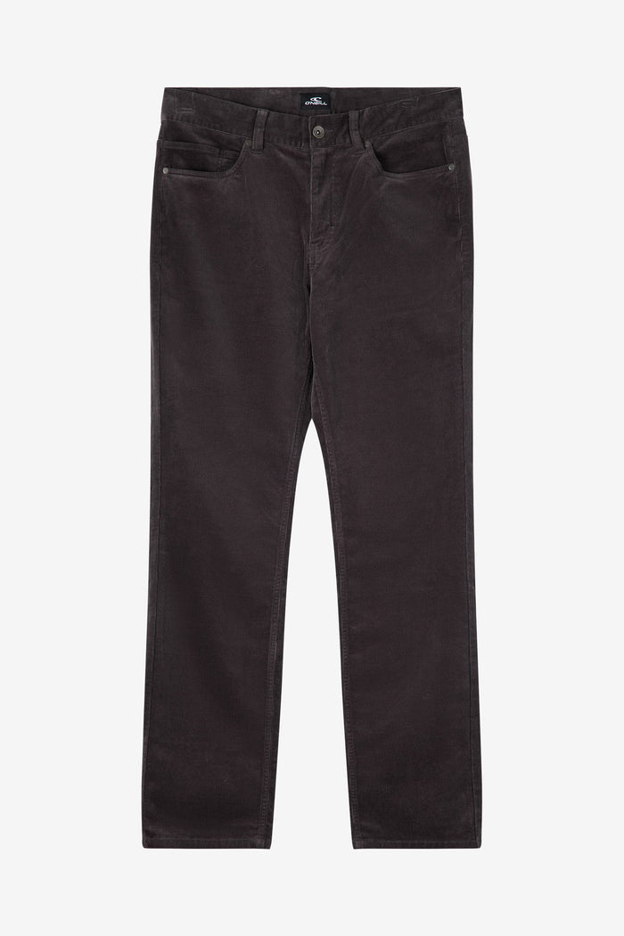 National 5 Pocket Standard Fit Cord Pants - Graphite | O'Neill