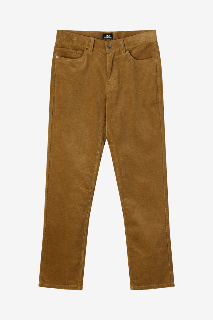 National 5 Pocket Standard Fit Cord Pants - Dark Khaki | O'Neill