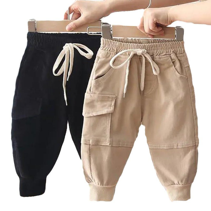 New Cotton Cargo Pants for Boys - Casual Sport Trousers - House of Beauty