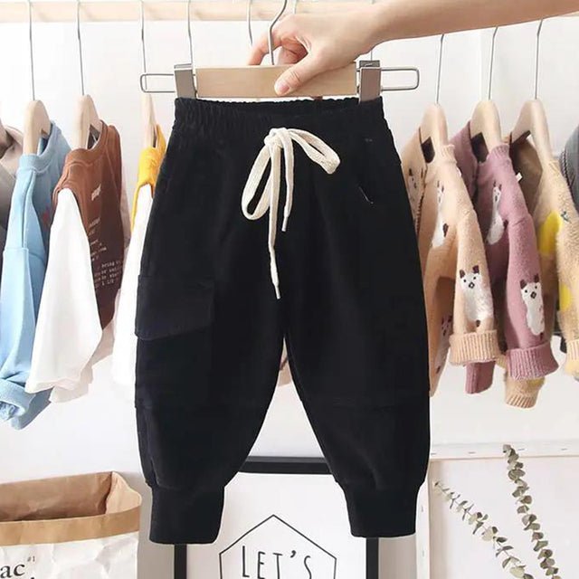New Cotton Cargo Pants for Boys - Casual Sport Trousers - House of Beauty