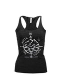 North To The Future Ladies Tank Top, Juneau Alaska