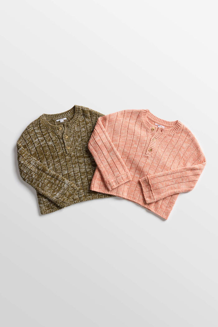 Oceanfront Henley Long Sleeve Sweater -  | O'Neill