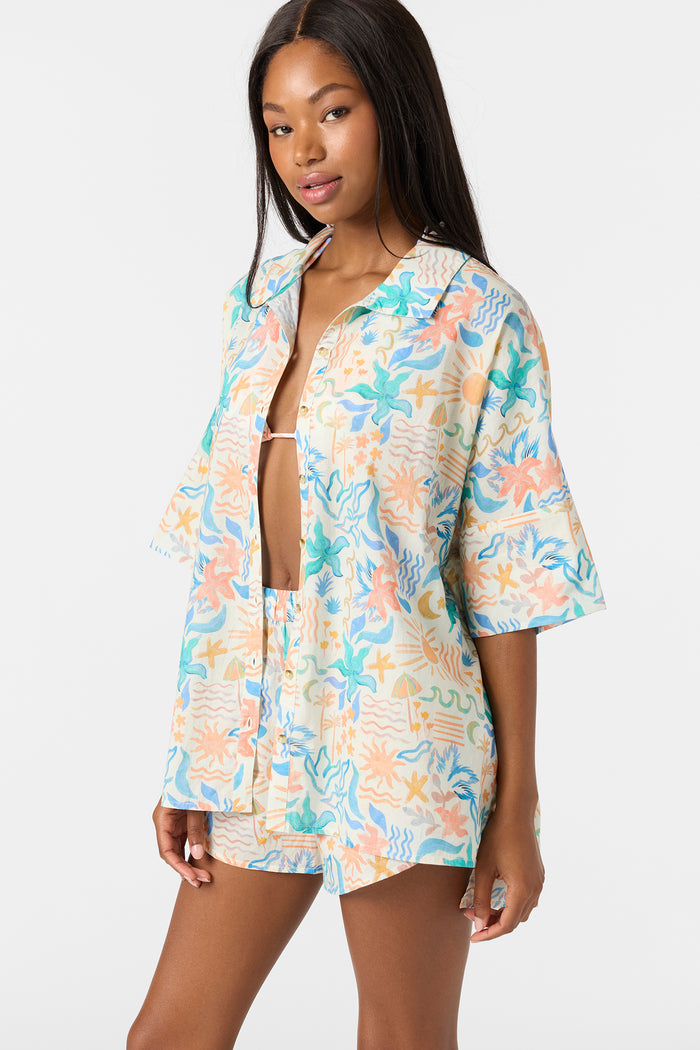 Olivia Bahia Cover-Up Shirt - Multi Clr | O'Neill