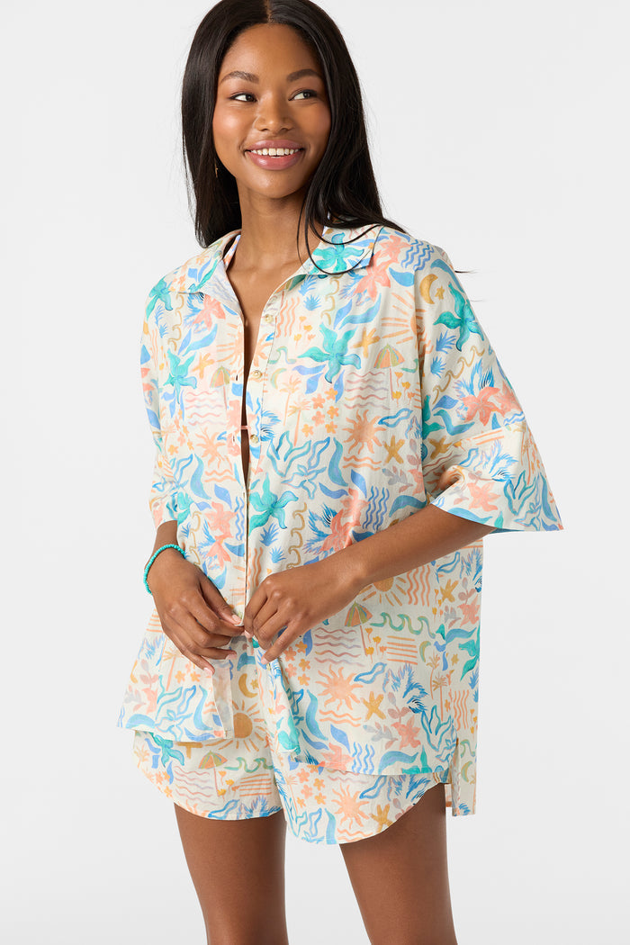 Olivia Bahia Cover-Up Shirt -  | O'Neill