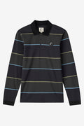 O'Riginals Cassidy Long Sleeve Knit Standard Fit Polo - Black | O'Neill