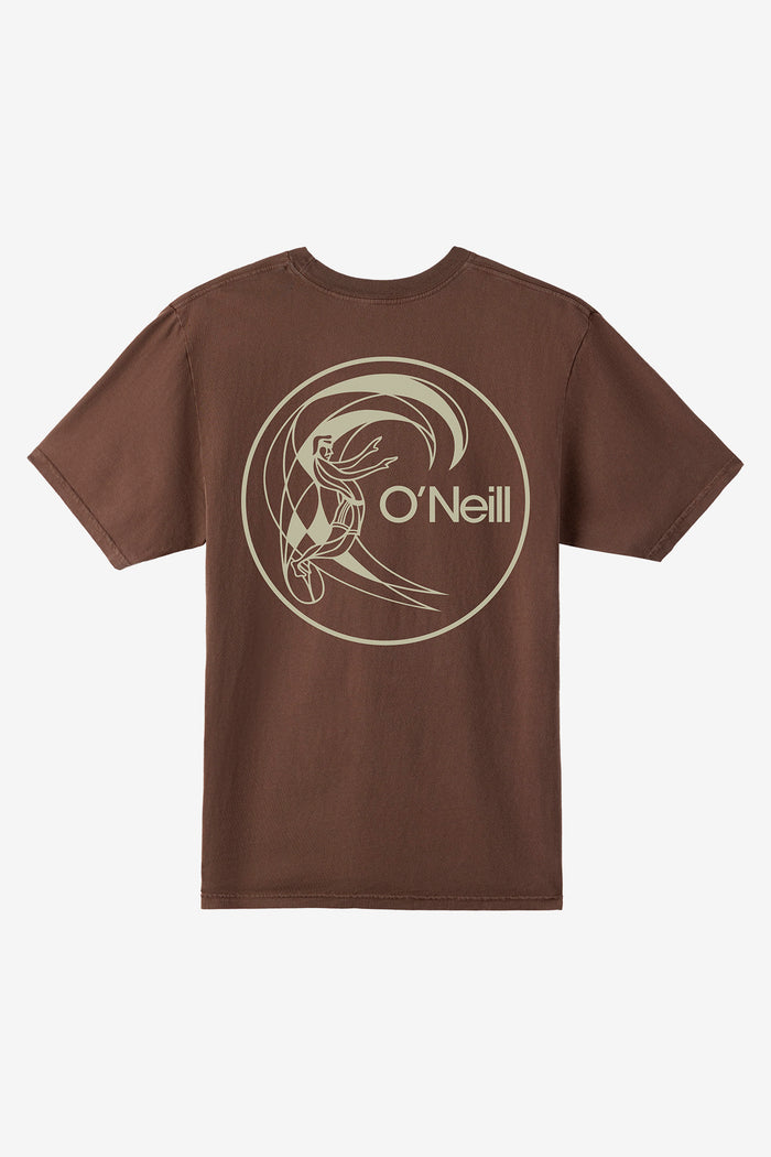 O'Riginals Circle Surfer Relaxed Fit Tee - Turkish Coffee | O'Neill