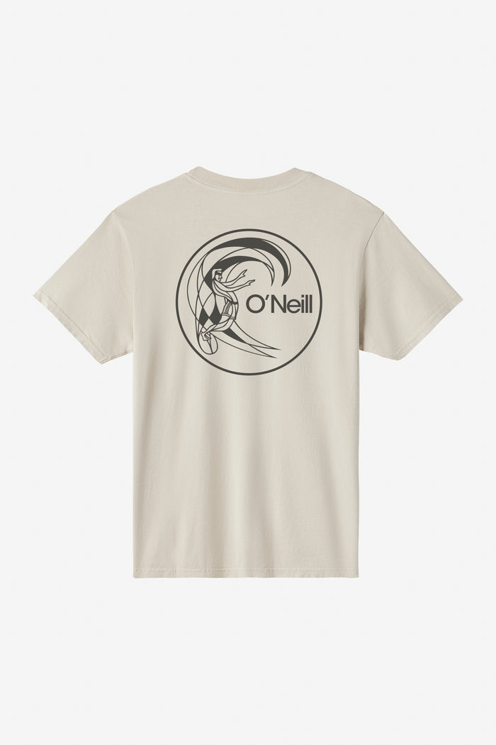 O'Riginals Circle Surfer Relaxed Fit Tee - Lt Khaki | O'Neill