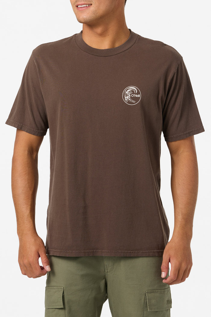 O'Riginals Circle Surfer Relaxed Fit Tee - Turkish Coffee | O'Neill
