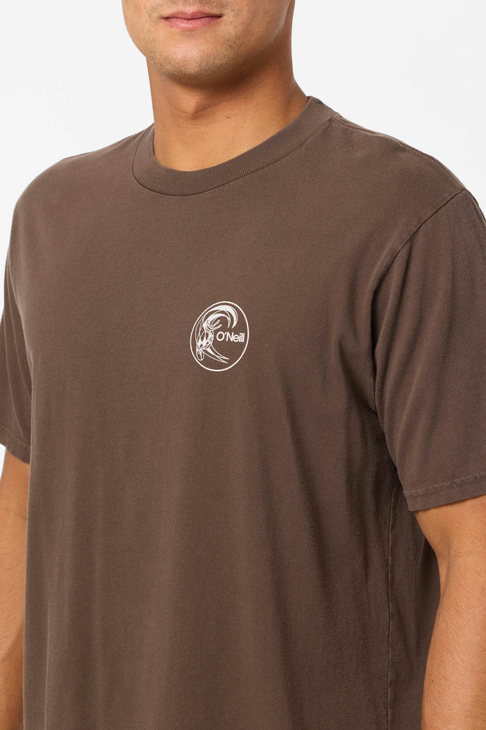 O'Riginals Circle Surfer Relaxed Fit Tee - Turkish Coffee | O'Neill