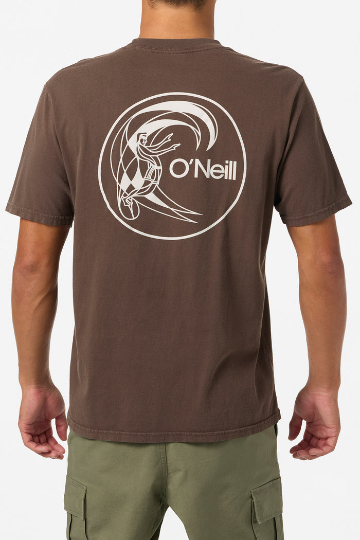 O'Riginals Circle Surfer Relaxed Fit Tee - Turkish Coffee | O'Neill